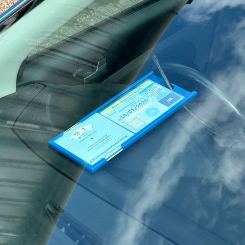 Blue Badge Double Protector Disabled Anti Theft Lock Security Holder Wallet — image 11