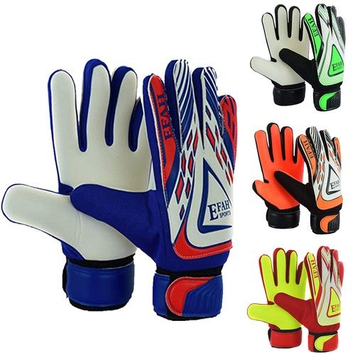 EFAH SPORTS Football Goalkeeper Gloves For Kids Boys Soccer Glove with Grip Palm