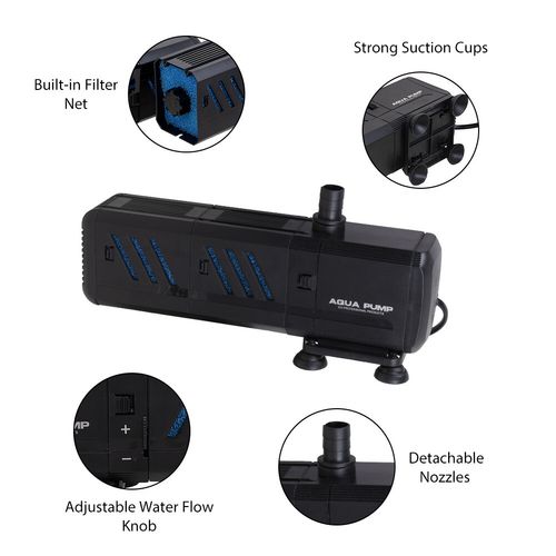 4 in 1 Aquarium Fish Tank Filter Water Pump Internal Purifier Filter Oxygen Wave — image 12