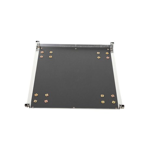 19" Rack 16U Open Universal Server Cabinet with Wheels, Black — image 7