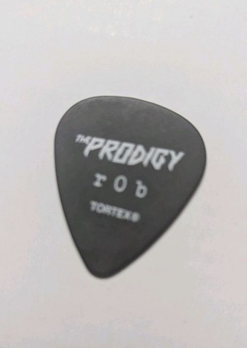 The Prodigy Guitar Pick Official Stage Used rare 