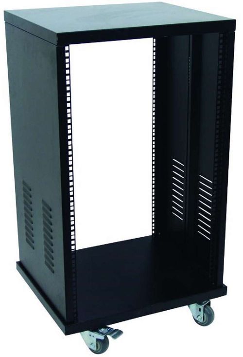 20 U 19" steel rack rack server rack studio rack table rack incl. wheels Roadinger — image 1