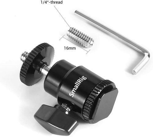 SmallRig Cold Shoe Adapter with Additional 1/4" Screw Camera Hot Shoe Mount 761 — image 5