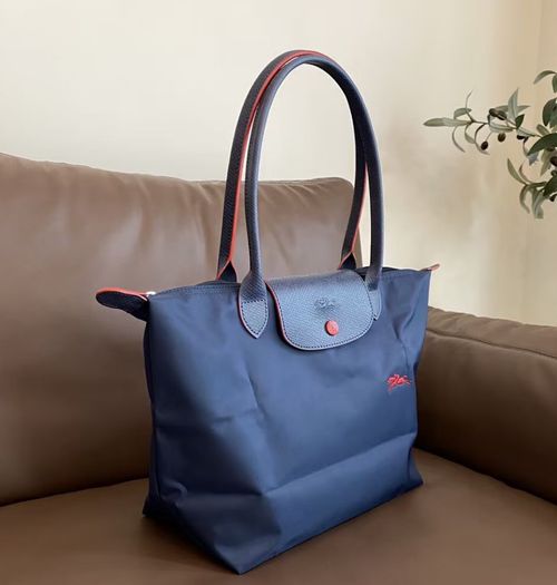 Le Pliage Large Tote Full-Navy Nylon Work Travel Bag Gift For Her UK Anniversary — image 2