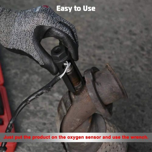 22mm Heavy Duty 1/2" Drive O2 Lambda Oxygen Sensor Open Socket Removal Tool Kit — image 7