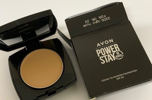 Avon Power Stay Cream to Powder Foundation Compact - SPF20 - Choose Your Shade