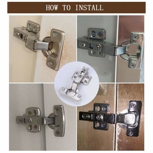 Cabinet Hinges Soft Close Quick Release Kitchen Cupboard Door Full overlay 35mm — image 8