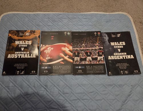 Wales Rugby Union Match Programmes Bulk Lot  2006-2018