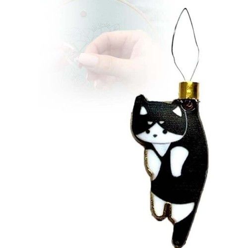 Cat Needle Threader Cat Needle Threaders with Magnetic Needle Minder DIY