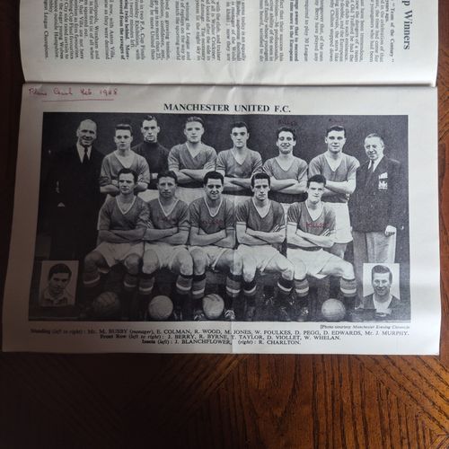 FA CUP FINAL PROGRAMME 1957 Aston Villa v Manchester United - score noted inside — image 6