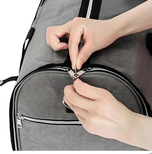 45L Duffel Bag Travel Holdall Large Foldable Suit Garment Carrier Bag + Strap — image 7