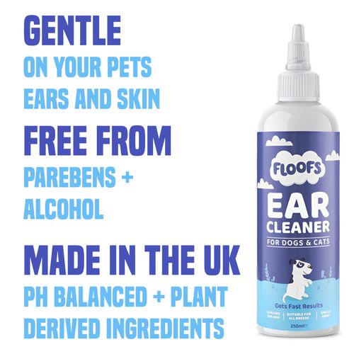 Dog Ear Cleaner Floofs Drops for Itching Mites Wax Odours Pet Ear Drops Solution — image 3