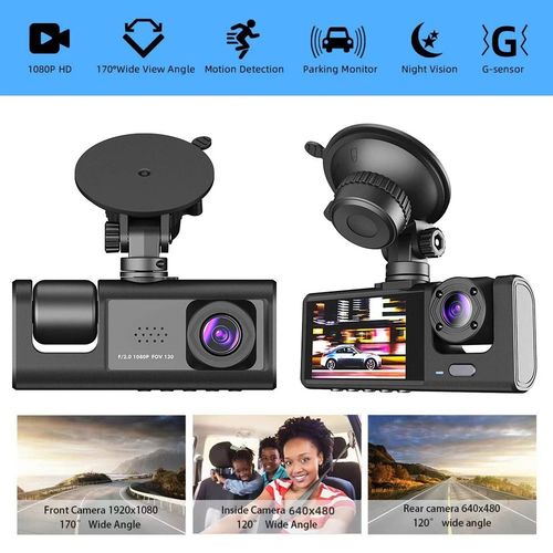 Dual Lens 1080P Car Dash Cam Recorder G Sensor DVR Front and Rear Camera Video — image 5