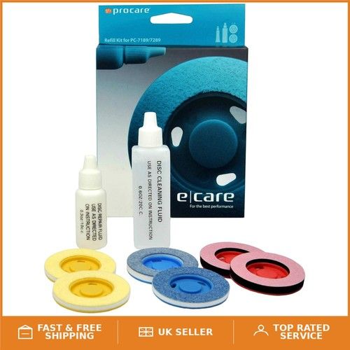 Comprehensive Refill Kit for Disc Cleaning & Scratch Repair - Blu-Ray & DVD