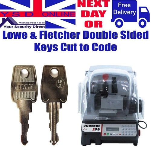 Lowe & Fletcher LF Keys Cut to Code Office Furniture-Alarm Panels-Cam Locks 