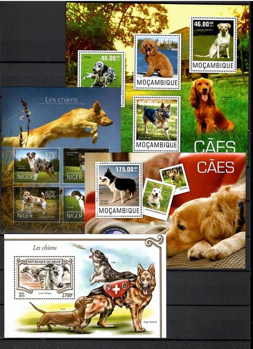 DOG breeds / dogs collection Pt. 2 (countries M-S) - 52 s/s MNH #CNA402 — image 5