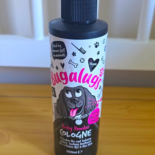 Bugalugs Baby Powder Dog Cologne Spray 200ml for All Breeds & Sizes — image 1