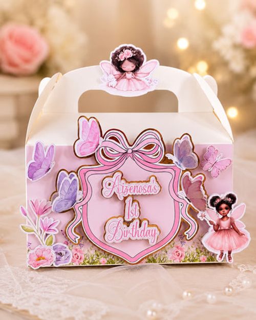 Personalised Fairy Party Boxes – Custom Name & Age Birthday Favours