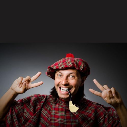 SCOTTISH Mens COSTUME Scotsman Tartan Hat Kilt Hair Burns Night Fancy Dress UK — image 4