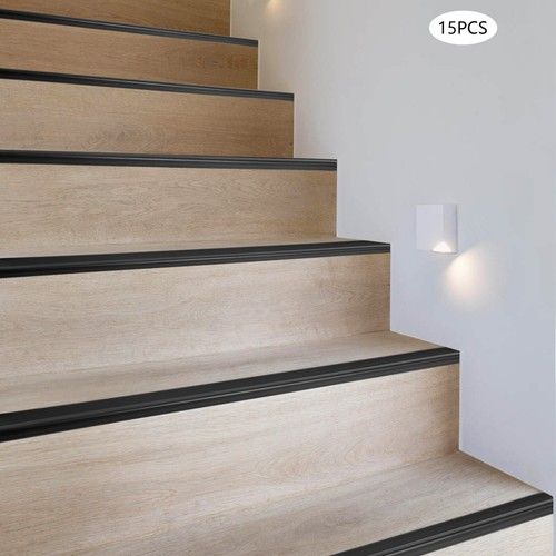15pcs Stair Edge Protector Anti-Slip Stair Corner Waterproof Step Edge Trim