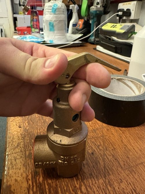 NABIC FIG 542 Safety Relief Valve 3 Bar Brass – Unused Old Stock 2021 — image 5