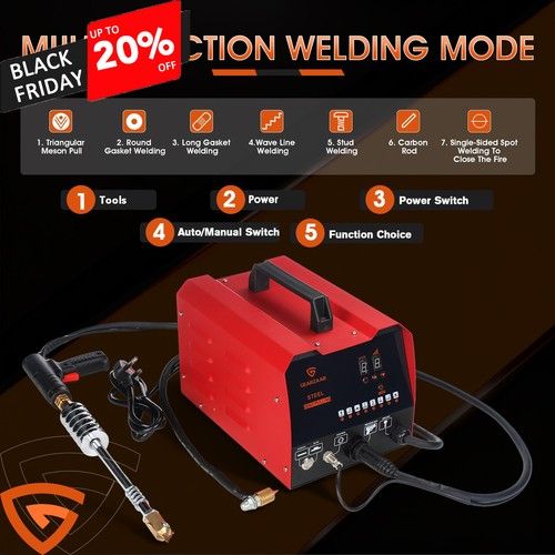Panel Dent Puller Spot Welder Stud Welder-Car Body Dent Repair Tool KIT HEAVY