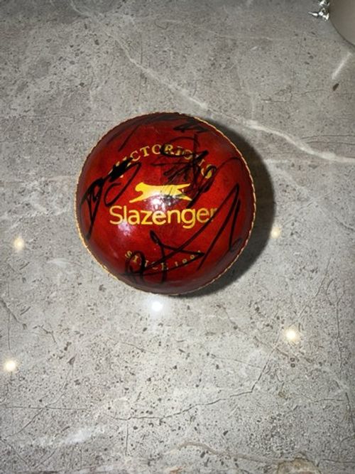 PAKISTAN SIGNED 2026 Cricket Ball Proof Autograph BABAR AZAM RIZWAN PHOTO