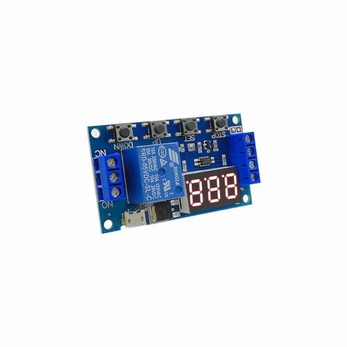 6-30V Relay Module Switch Trigger Time Delay Circuit Timer Cycle Adjustable — image 2