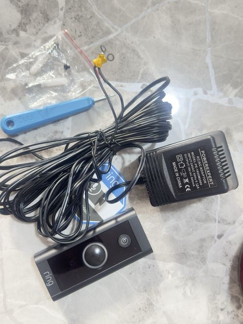 Ring Wired Video Doorbell Security Camera + 18V AC Adapter + 8m Cable — image 3