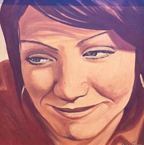 Beauty.Realism Portrait Painting. Woman Face. Portrait People Artwork — image 1