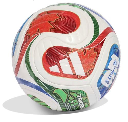 adidas FIFA Trionda Football Soccer Ball White Red Blue Green — image 2