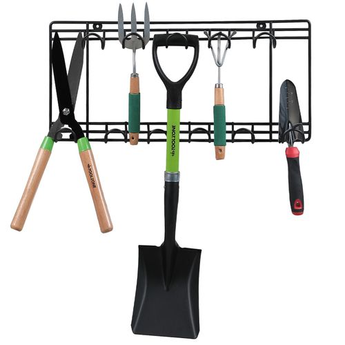 Garden Tool Rack Garage Tool Organiser Holder Wall Mount Heavy Duty Hook Storage — image 1