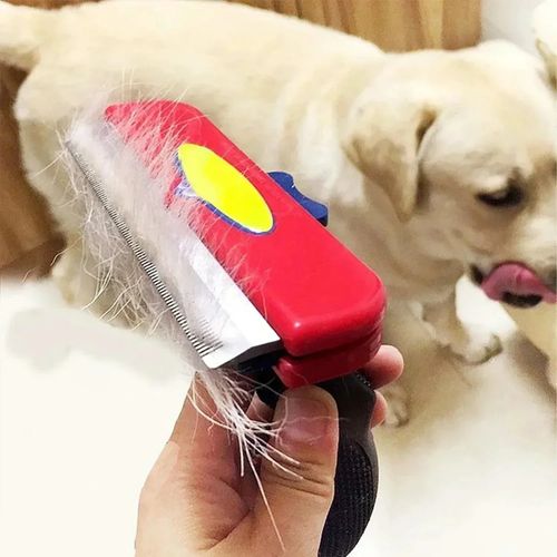 Large Dog Hair Removal Comb Pet Grooming Brush Cat Undercoat Deshedding Tool — image 5