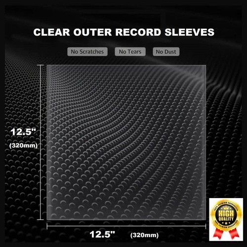 12 inch Record Sleeves Outer LP Plastic Vinyl Covers 12" Gatefold Albums Singles