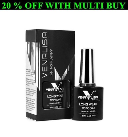 VENALISA No Wipe Top Coat Diamond Long Wear Upgraded UV / Led Gel Nail Polish Uk