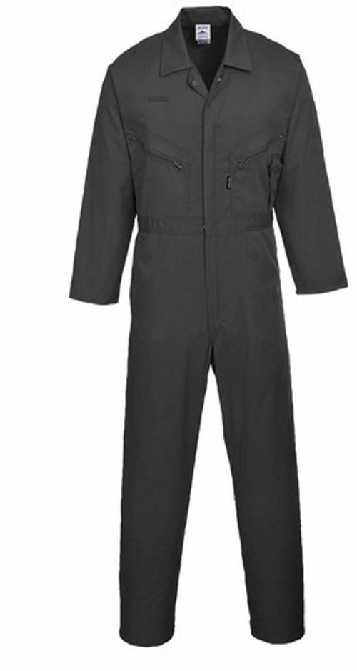 Portwest Zipped Overall Work Welder Mechanic Boiler Suit-Regular C813 Liverpool