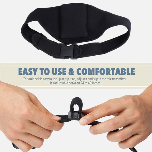 Durable Nylon Microphone Belt Carrier for Fitness Instructors Storage Use — image 3