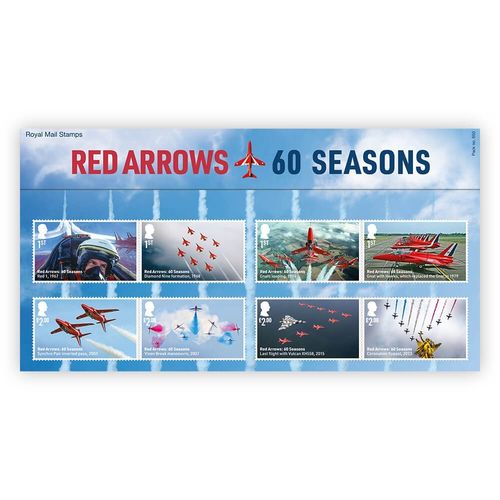 Red Arrows Stamps 60th Anniversary Stamps Presentation Pack from Royal Mail — image 2