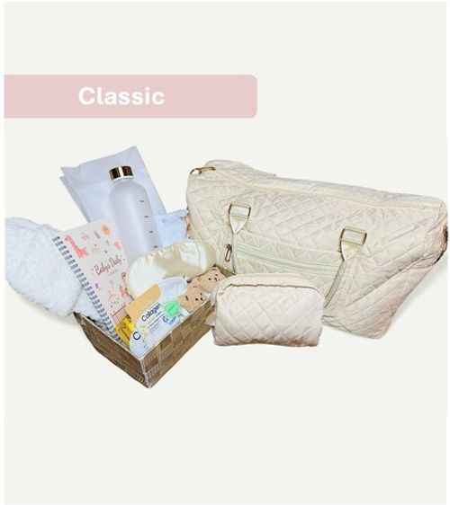 ReadyMama Classic Pre-packed Maternity bag / Hospital bag / Labour bag - Beige