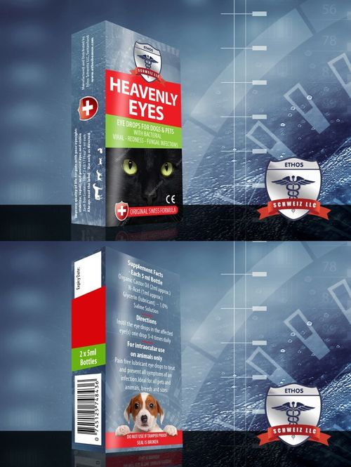 Ethos Heavenly Eye Drops Common Eye Problems for Dogs Cats Pets 2x5ml — image 4