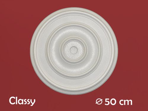 ✨Medium Size Ceiling Rose Polystyrene White Easy Fit Lightweight 46cm - 54.5cm✨