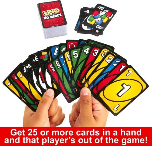 Mattel Games UNO Show ?em No Mercy Card Game for Kids, Adults & Family Parties — image 3