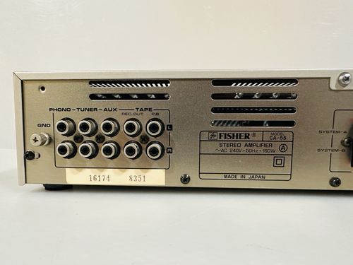 Fisher CA-55 Integrated Stereo Amplifier Studio Standard (Tested & Working) — image 9