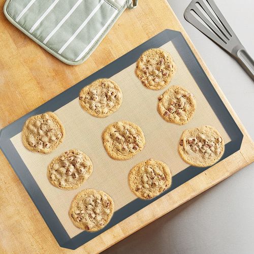 Set of 4 Silicone Non Stick Baking Mat Sheet Tray Oven Liner Rolling Cake Mat — image 7