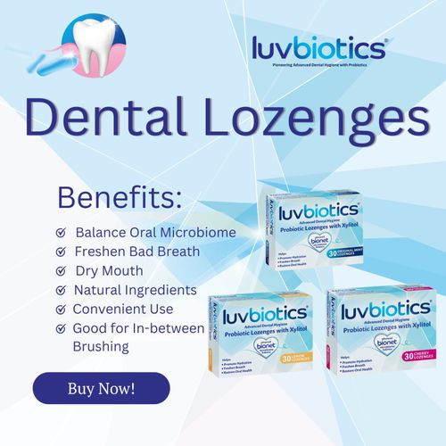 Luvbiotics Advanced Dental Hygiene With Probiotics Original Lozenges, 90 Tablets — image 10