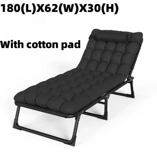 Camping Cot Heavy-Duty Portable Camping Bed Folding Sleeping Bed with Mattress