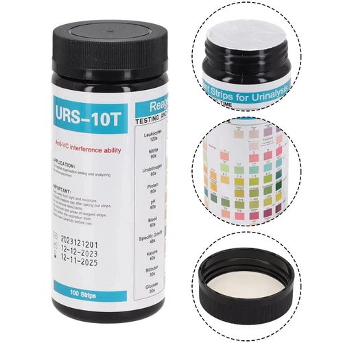 100 Strips Urine Test Strip 10 Parameters Urinalysis Dip-Stick PH Test Strips uk — image 6