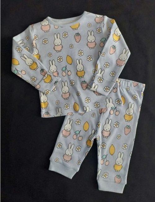 Baby Girls Lilac Miffy Pyjamas 2 Piece Set Character Nightwear PJs 3-36 Months