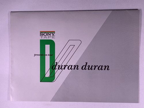 Duran Duran Poster Original Vintage Sony Promotional On Tour Circa early 1980s