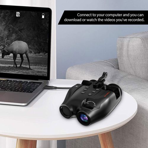 Night Vision Goggles Helmet & Head Mounted Binoculars Digital Infrared Goggles — image 11